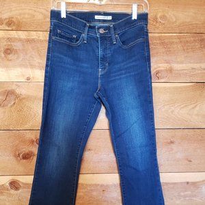 315 Womens Shaping Bootcut Jeans - Dark Wash 28x30